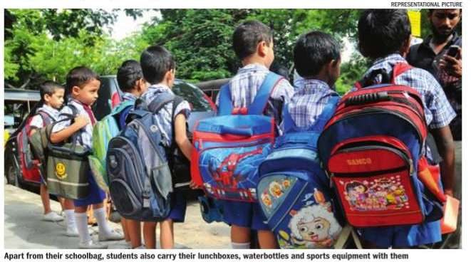 68% students carry back-breaking burden